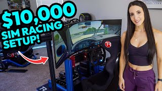 Full tour of my new 10k sim racing setup Trak Racer TR160S and Simucube Gear [upl. by Anelyak]