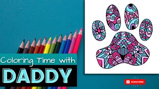 COLORING TIME WITH DADDY ASMR  DDlg  Comfort  Relaxing [upl. by Llyrat]