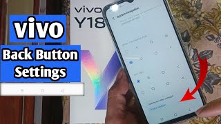 Vivo Y18 Back Button Settings  How to Change Back Button System Navigation Bar Vivo Y18 Android [upl. by Uttica]