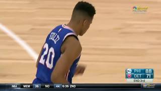 POOR SHOOTING FORM AGAIN Markelle Fultzs First Nba 3point ATTEMPT [upl. by Eselrahc]