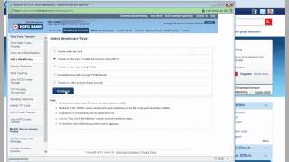 INHow to add beneficiary in HDFC Netbanking [upl. by Ahsiekel576]