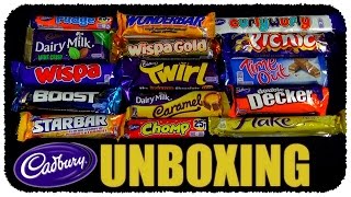 15x CADBURY UNBOXING Schokoriegel  Chocolate Bars [upl. by Gav]