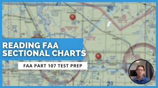 FAA Part 107 Study Guide How To Read Sectional Charts [upl. by Sancha]