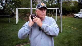 Holding the Shot put for Beginners [upl. by Nemlaz849]