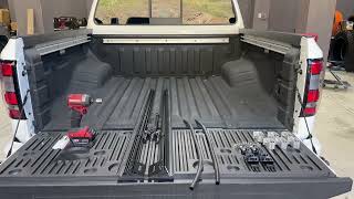 Nissan Frontier Bed Cover Installation 20222024 TonnoFlip Tonneau Covers nissanfrontier [upl. by Sidwohl]