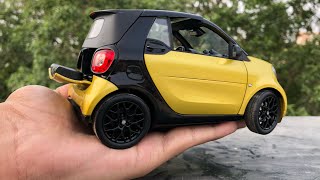 Unboxing of Smart Fortwo Diecast Model car  Smart Car  Mercedes Benz  by Mercedes Store [upl. by Evangelin]