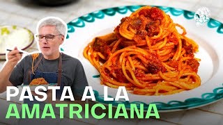 Espaguetis a la amatriciana la mejor lección de la cocina italiana  EL COMIDISTA [upl. by Azarcon]