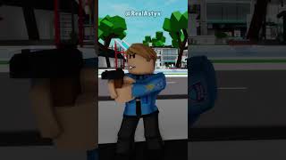 Robbing The Bank In Roblox Brookhaven 💸🚓 [upl. by Carver336]