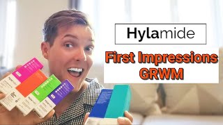 GRWM  HYLAMIDE by Deciem try on and first impressions Come get ready with me [upl. by Eiromem]