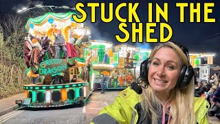 Bridgwater Carnival Day with The Vagabonds Carnival Club  stuck in the shed [upl. by Meluhs]