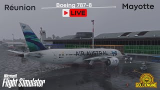 MSFS2020 LIVE Réunion ✈ Mayotte  BA 7878 BEYONDATC  msfs2020 [upl. by Neetsuj83]