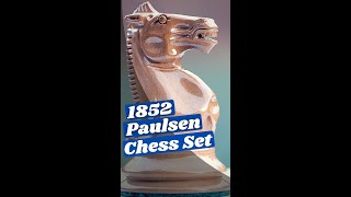 shorts  The Camaratta Collection  The 1852 Paulsen Series Chess Pieces [upl. by Louella]