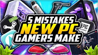 5 Mistakes EVERY NEW PC Gamer Makes 🤯 PC NOOB Guide 2024 [upl. by Savart]