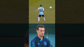 Messi amp Scaloni reaction 😱💥 argentinaworldcup shortsfeed messi scaloni ytshorts viralshort [upl. by Ellie]