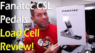 Fanatec CSL Pedals Load Cell Review [upl. by Nnayelsel]