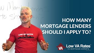 How many mortgage lenders should I apply to [upl. by Wycoff]