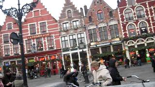 Christmas Market in Bruges Belgium 2011 [upl. by Tiloine487]