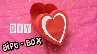 🌹 DIY GIFTBOX KNUTSELEN VAN PAPIER VOOR VALENTIJN MOEDERDAG VADERDAG IDEE [upl. by Eisak633]