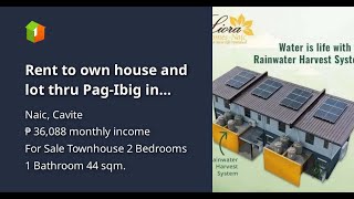 Rent to own house and lot thru PagIbig in Cavite [upl. by Huoh661]