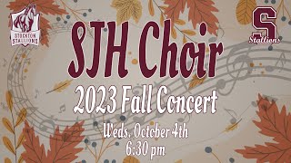 SJH Choir 2023 Fall Concert [upl. by Eylatan606]