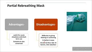 Partial Rebreathing Mask  Pediatrics [upl. by Haleak]