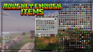 COMO SABER TODAS AS RECEITAS DO MINECRAFT COM OU SEM MODS  ROUGHLY ENOUGH ITEMS [upl. by Auqined]