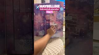 MAYBELLINE ADVENTSKALENDER✨ 1 Tag dm drogerie maybelline adventskalender fypシ゚ fy fyp fyou [upl. by Dollar]