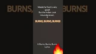 It Burns Burns Burns Lyrics [upl. by Mak955]