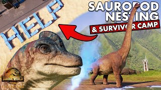 MINI SORNA Ep 6 Sauropods amp Survivors  Jurassic World Evolution 2 Abandoned Park Build [upl. by Adalbert]