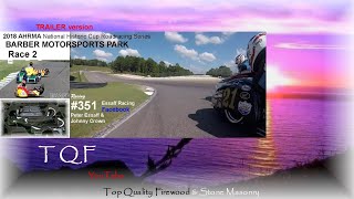 Trailer  Sidecar Race 2Barber Motorsports Park2018 Barber Vintage FestivalEssaff Racing [upl. by Ahsakal]