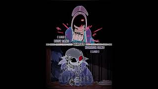 Collab with ThatPerson0907  Battles  Undertale AU  Dust Sans vs Horror Sans shorts [upl. by Hendren]