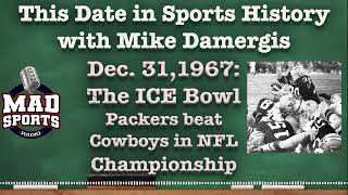 This Date in Sports History Dec 31 NFC Championship the Ice Bowl Packers beat Cowboys 2117 [upl. by Siroval]