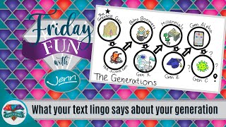 Friday Fun with Jenn What your text lingo says about your generation  Diamond Painting and More [upl. by Einaj]