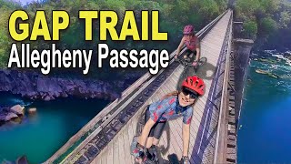 Biking the Iconic Great Allegheny Passage GAP Trail [upl. by Ytitsahc635]