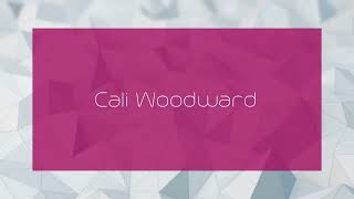 Cali Woodward  appearance [upl. by Shlomo]