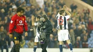 West Bromwich Albion 2 Manchester United 0  League Cup Fourth Round  December 2003 [upl. by Lisha]