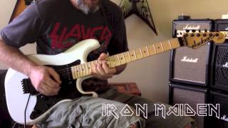 Iron Maiden  Aces High Guitar Cover [upl. by Aihtak455]