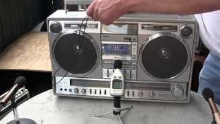 Stereo Music Rock n roll Boombox Woofer Showdown Comparison TOTL Conion JVC National Panasonic [upl. by Gibun]