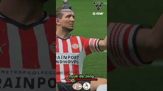 LUUK DE JONG SCORES PSV vs SPARTA ROTTERDAM [upl. by Earleen]