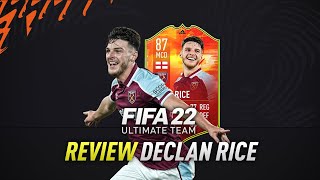 ¿MEJOR QUE ONYEKA O KANTÉ 87 DECLAN RICE FIFA 22 ADIDAS NUMBERS UP REVIEW [upl. by Peatroy]