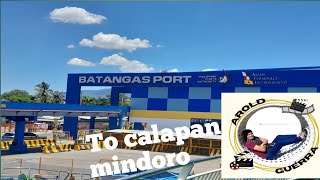 travelvlog Batangas port to Calapan port mindoro [upl. by Nylesoy]