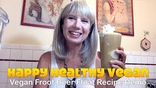 Vegan Froot Beer Float Recipe Demo [upl. by Valiant761]