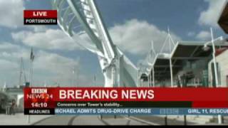 Footage of the Spinnaker Tower Collapsing [upl. by Harl]