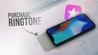 How to Buy a Ringtone on iPhone tutorial [upl. by Sidman]