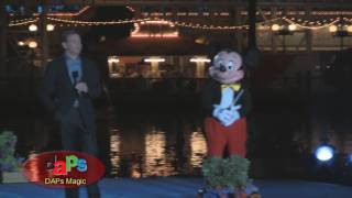 2 World of Color Premiere  Talking Mickey Mouse  Disney California Adventure  Disneyland Resort [upl. by Mahan]