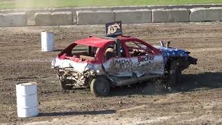 Becker County Fair Detroit Lakes Mn Night 1 of 2 Demo Derby amp Auto Barrel Racing 7292022 [upl. by Annahahs301]