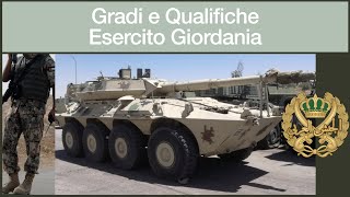 Gradi e Qualifiche Esercito Giordania [upl. by Codee]