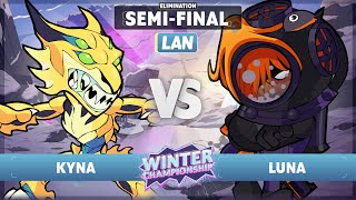 Kyna vs Luna  Elimination Final  Winter Royale Invitational 2023  LAN 1v1 [upl. by Niaz]