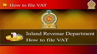 How to eFile VAT Return [upl. by Anar]