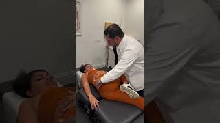 Lower back chiropractic adjustment by Dr Trabulsi in Manhattan [upl. by Smailliw]